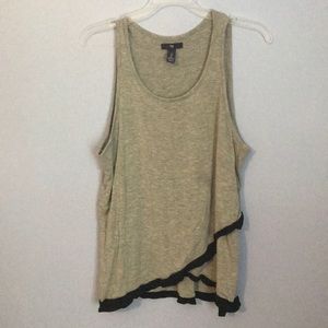 Gray Layered Tank Top by Gap
